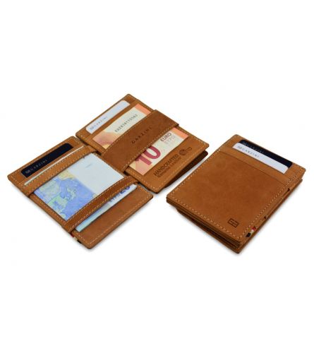 Garzini Essenziale Pezzini RFID Camel Brown