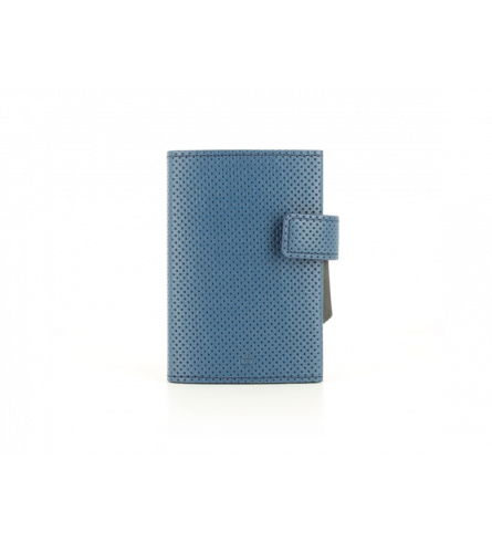 Ögon Cascade Wallet Snap Traforato Blue