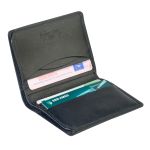 Tony Perotti Credit Card Wallet with Banknote Pocket Black