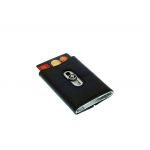 Wagner Swiss Wallet Tuxedo Noir Cuir